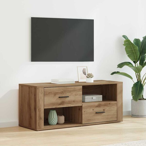 vidaXL TV-Schr&auml;nk Artisan-Eiche 100 x 35 x 40 cm Holzwerkstoff