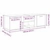 vidaXL TV-Schrank Artisan-Eiche 120x34x37 cm Holzwerkstoff