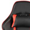 vidaXL Gaming-Stuhl mit Fu&szlig;st&uuml;tze Drehbar Rot PVC