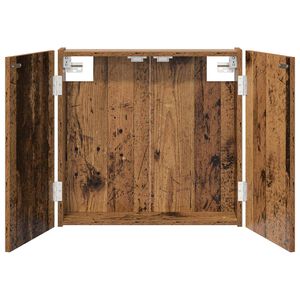 vidaXL Dartboard Schrank Altholz 56 x 12 x 53,5 cm Holzwerkstoff