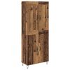 vidaXL Highboard Altholz 69,5 x 34 x 180 cm Holzwerkstoff