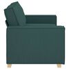 vidaXL 2-Sitzer Sofa Dunkelgr&uuml;n 180x78x84 cm Stoff