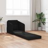 vidaXL Schlafsofa 60cm Schwarz Stoff