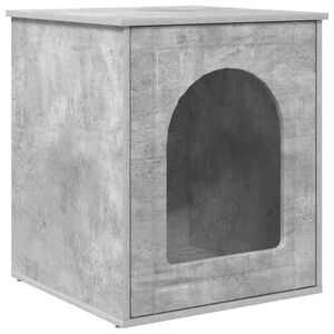 vidaXL Katzenhaus Beton 53 x 52 x 62 cm Holzwerkstoff