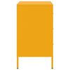 vidaXL Nachttische 2 Stk. Senfgelb 36x39x68 cm Stahl