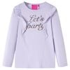 vidaXL Kinder-Langarmshirt Helllila 104