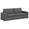 vidaXL Sofa 2 pcs Dunkelgrau 182 x 80 x 82 cm Stoff