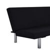 vidaXL Schlafsofa Schwarz Polyester