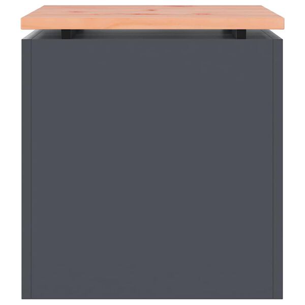 vidaXL Gartenbank Anthrazit 40 x 40 x 43 cm