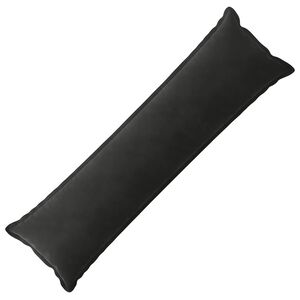 vidaXL Kissen mit Kissen HOUTEN Schwarz 40 x 145 cm Samt