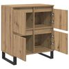 vidaXL Sideboard 2 pcs Artisan-Eiche 60 x 35 x 70 cm