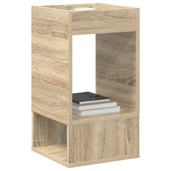 vidaXL Beistelltisch Sonoma-Eiche 30 x 30 x 56 cm Holzwerkstoff