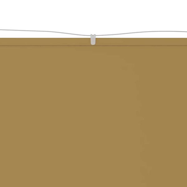 vidaXL Senkrechtmarkise Beige 100x800 cm Oxford-Gewebe