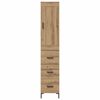 vidaXL Highboard Artisan-Eiche 34,5 x 34 x 180 cm Holzwerkstoff
