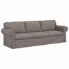 vidaXL Sofa 2 pcs Taupe