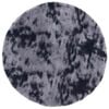 vidaXL Teppich Shaggy Hochflor NAVARRA Dunkelgrau 120x120 cm Polyester