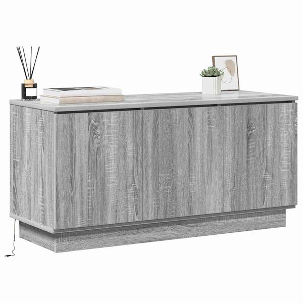 vidaXL TV-Schr&auml;nk Graues Sonoma 100 x 38 x 49 cm Holzwerkstoff