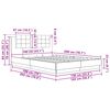 vidaXL Bettgestell mit Kopfteil Altholz 140 x 200 cm Holzwerkstoff
