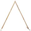 vidaXL Hochzeitsbogen Hellbraun 202 x 95 x 254 cm Massivholz Kiefer