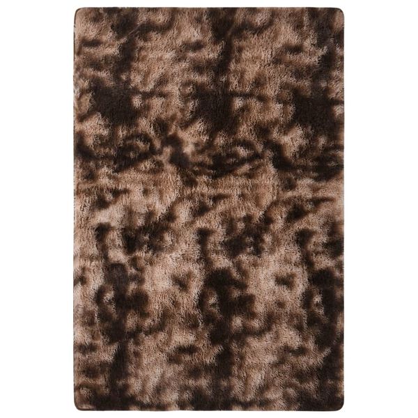vidaXL Shaggy-Teppich Taupe 200x140 cm