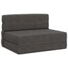 vidaXL Klappsofa Bett Dunkelgrau 70 x 80 x 60 cm Stoff