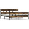 vidaXL Metallbett ohne Matratze R&auml;uchereiche 193x203 cm
