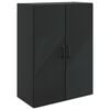vidaXL Wandschrank Schwarz 66 x 34,5 x 90 cm Holzwerkstoff