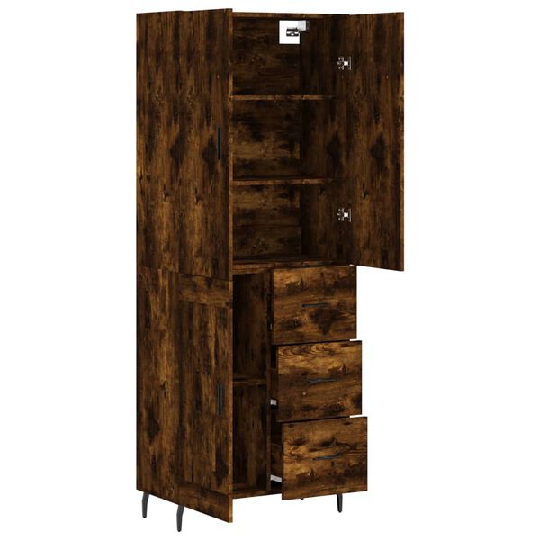 vidaXL Highboard R&auml;uchereiche 69,5x34x180 cm Holzwerkstoff
