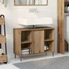 vidaXL Badezimmerschrank Artisan-Eiche 80 x 33 x 60 cm Holzwerkstoff
