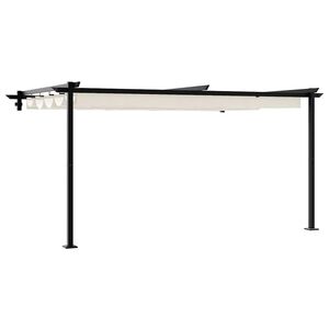 vidaXL Pavillon 400 x 300 x 200 cm Creme Polyester