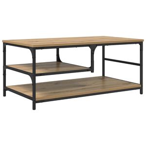 vidaXL Couchtisch Artisan-Eiche 90 x 49 x 40 cm Holzwerkstoff
