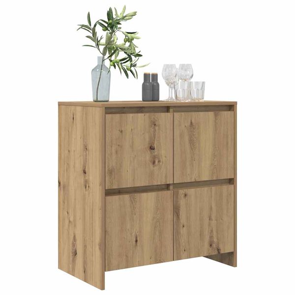 vidaXL Sideboard Artisan-Eiche 70 x 41 x 75 cm Holzwerkstoff