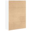vidaXL B&uuml;cherregal Wei&szlig; 80x30x114 cm Holzwerkstoff