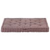 vidaXL Palettenkissen Baumwolle 120&times;80&times;10 cm Taupe