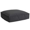 vidaXL Kissen Schwarz 50 x 50 x 12 cm Oxford-Stoff