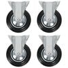 vidaXL Bockrollen 4 Stk. 160 mm