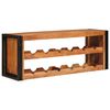 vidaXL Weinregal Braun 100 x 45 x 33 cm Massivholz Akazie