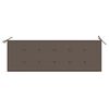 vidaXL Batavia-Gartenbank mit Taupe Auflage 150 cm Massivholz Teak