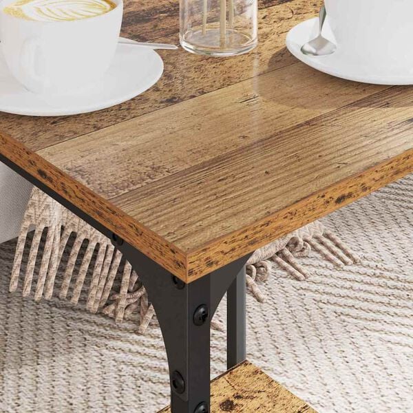 vidaXL Couchtisch Altholz 40 x 40 x 55 cm Holzwerkstoff