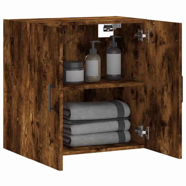 vidaXL Wandschrank R&auml;uchereiche 60x31x60 cm Holzwerkstoff
