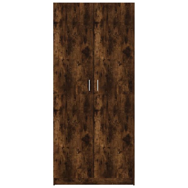 vidaXL Kleiderschrank R&auml;uchereiche 80x52x180 cm Holzwerkstoff