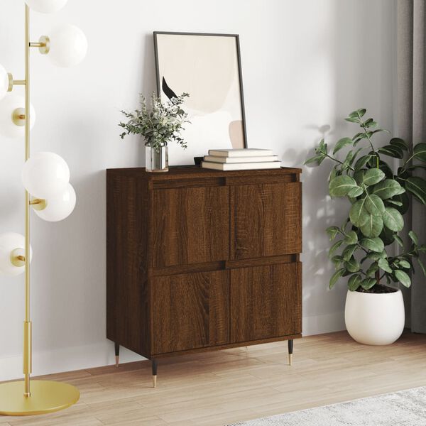 vidaXL Sideboard Braun Eichen-Optik 60x35x70 cm Holzwerkstoff