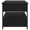 vidaXL Couchtisch Schwarz Eichen-Optik 70 x 50 x 54,5 cm Holzwerkstoff