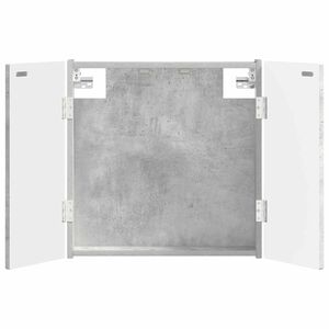 vidaXL Dartboard Schrank ALKMAAR Betongrau 52,5 x 10,5 x 53,5 cm