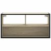 vidaXL TV-Schrank Sonoma-Eiche 80x31x39,5 cm Holzwerkstoff und Metall