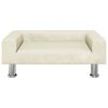 vidaXL Kindersofa Creme 70x45x26,5 cm Samt
