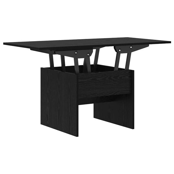 vidaXL Couchtisch Schwarz Eichen-Optik 55 x 54,5 x 45 cm Holzwerkstoff