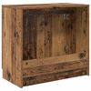 vidaXL Badezimmerschrank Altholz 64,5 x 33,5 x 59 cm Holzwerkstoff