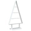 vidaXL Metall Weihnachtsbaum KUOPIO 60 cm Stahl Wei&szlig;