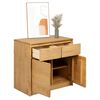 vidaXL Sideboard SAUDA Eiche-Optik 80x43x75,5 cm Kiefernholz
